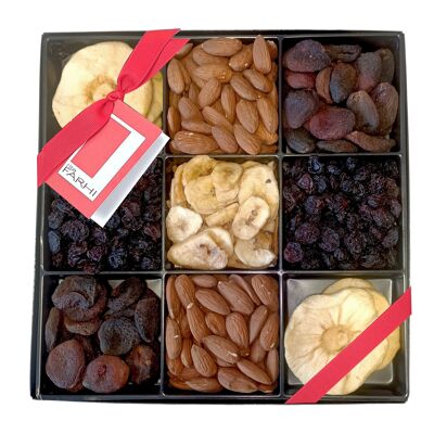 Coffret cadeau de luxe aux fruits et noix - 650 g