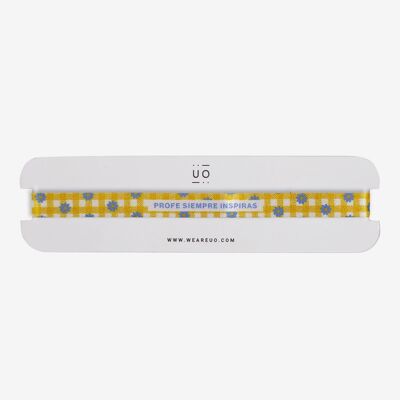 Bracelet en tissu « Professeur, vous inspirez toujours »