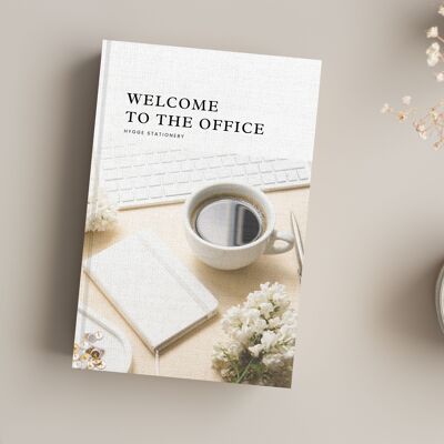 BIENVENIDO A LA OFICINA, CUADERNO RAYADO