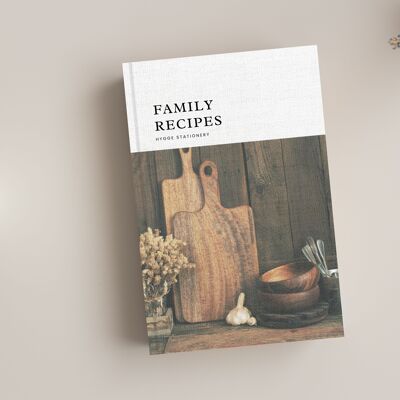 RECETAS FAMILIARES, CUADERNO RAYADO
