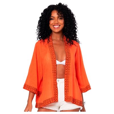 Kimono corto de verano con mangas 3/4 MBKIM3001B