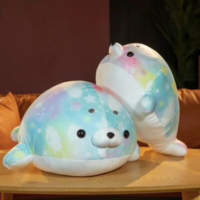 Peluche colorato con foca