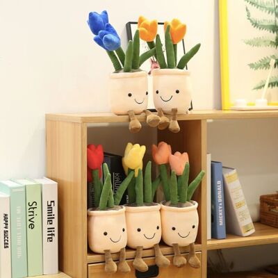Peluche a forma di tulipano da 35 cm
