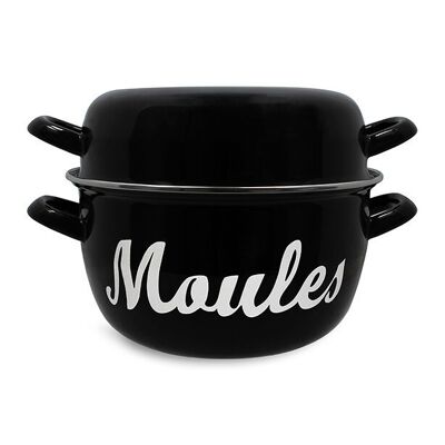 Pentola per cozze 24cm 5l00 con scritta