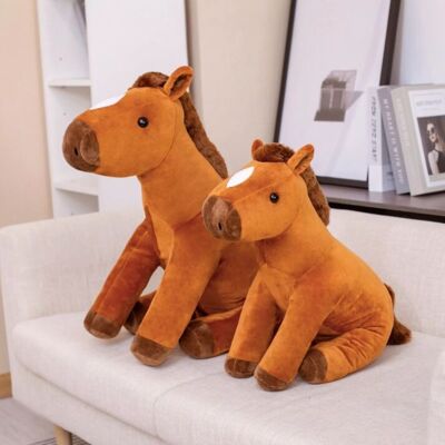 Peluche a forma di cavallo