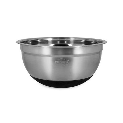 22cm 2 stainless steel mixing bowl.5l non-slip