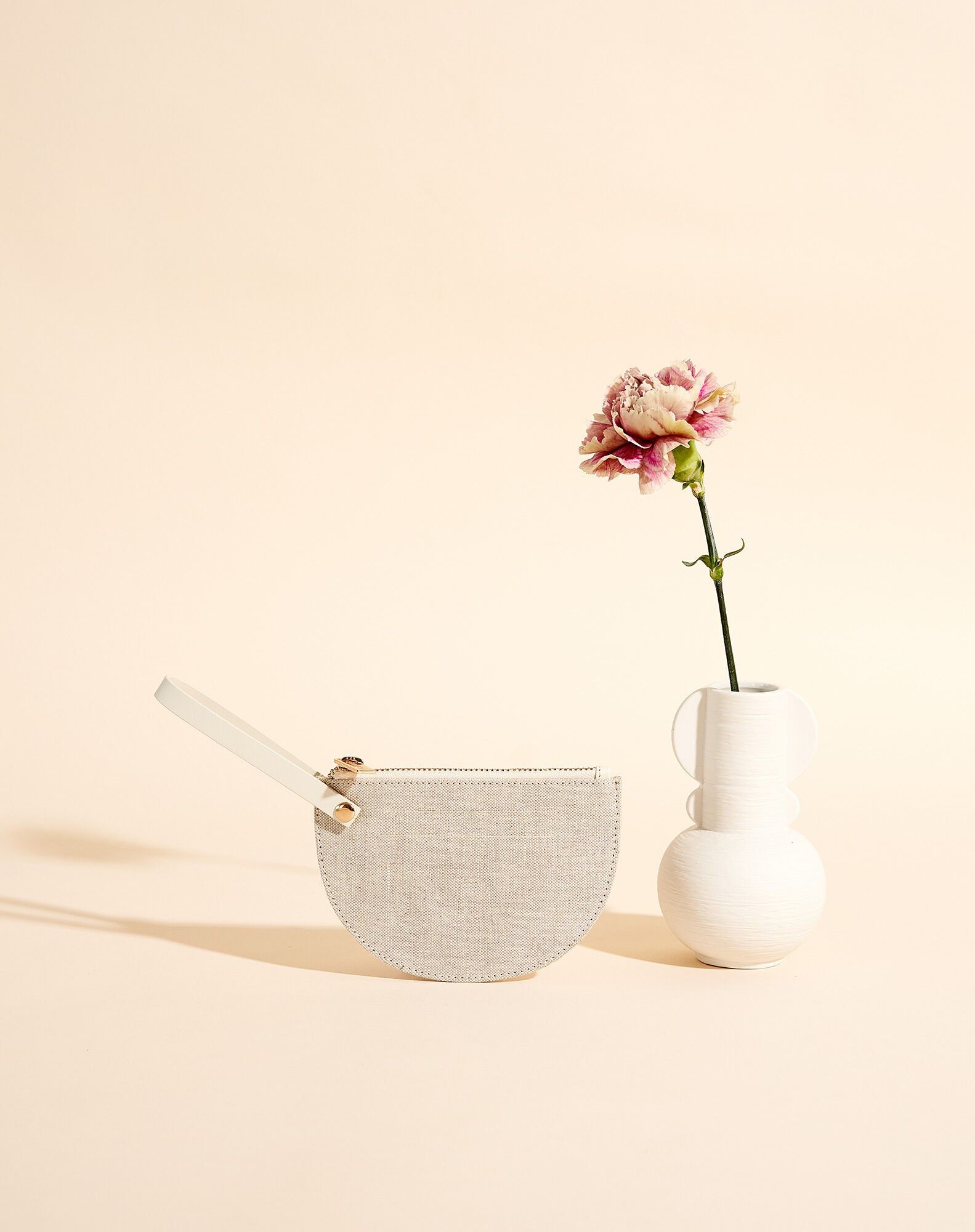 PORTE-MONNAIE LIN CUIR RECYCLÉ SIMONE