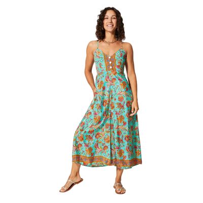 MCCO0026A SLEEVELESS MID-LENGTH SUMMER JUMPSUIT