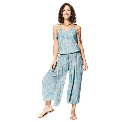 MCCO0027E SLEEVELESS MID-LENGTH SUMMER JUMPSUIT