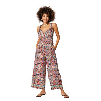 LONG SLEEVELESS SUMMER JUMPSUIT MCCO0032D