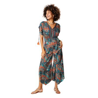 ASYMMETRICAL SUMMER JUMPSUIT 3/4 SLEEVES MCCO0033A
