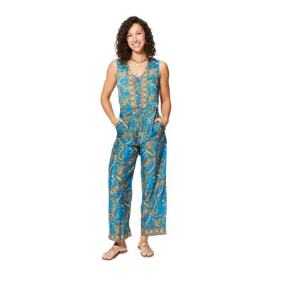MCCO0111D LONG SLEEVELESS SUMMER JUMPSUIT