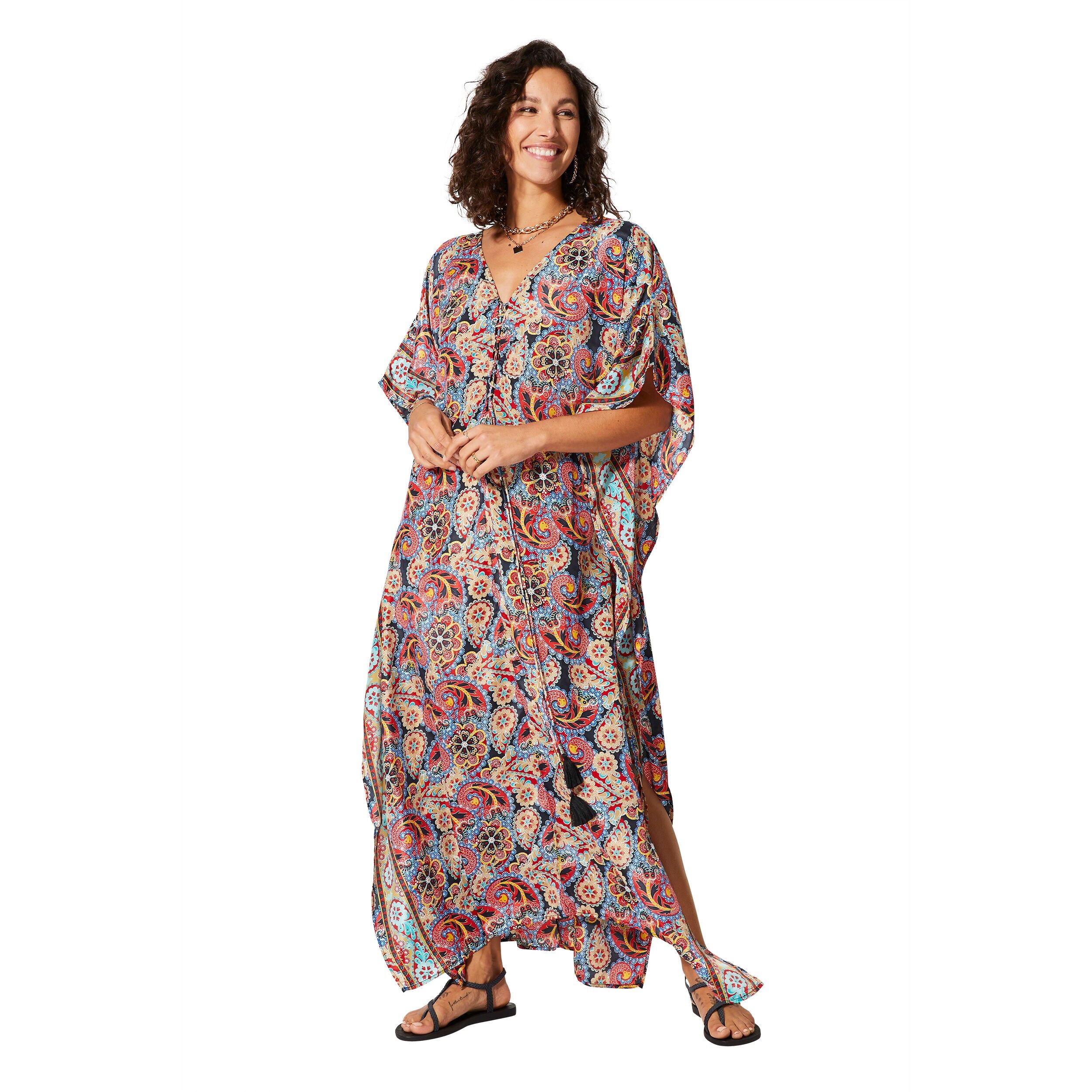 LANGER SOMMER-KAFTAN MIT 3/4-ÄRMELN MCKAF0006B