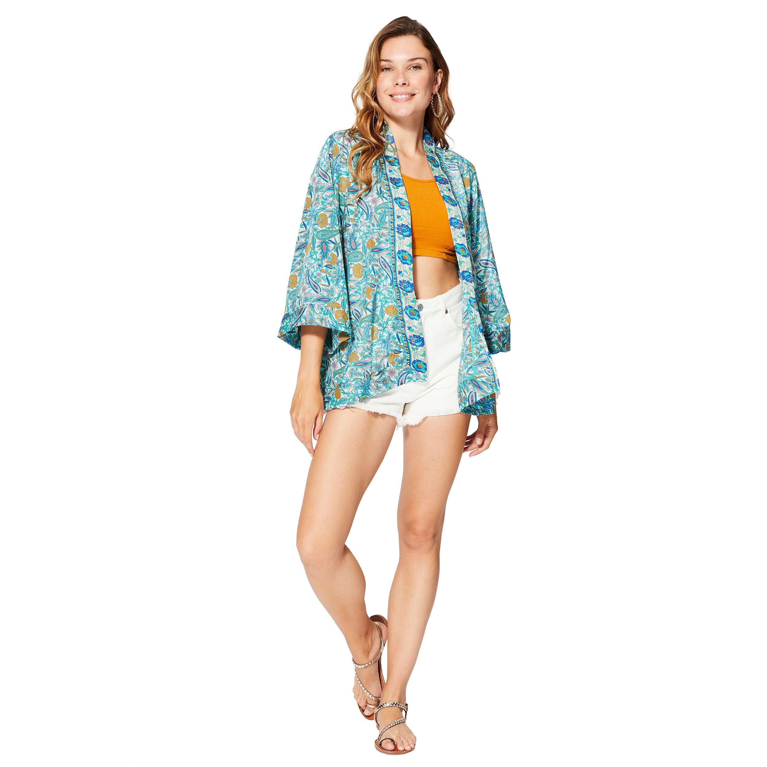 KIMONO ÉTÉ COURT MANCHES 3/4 MCKIM0007E