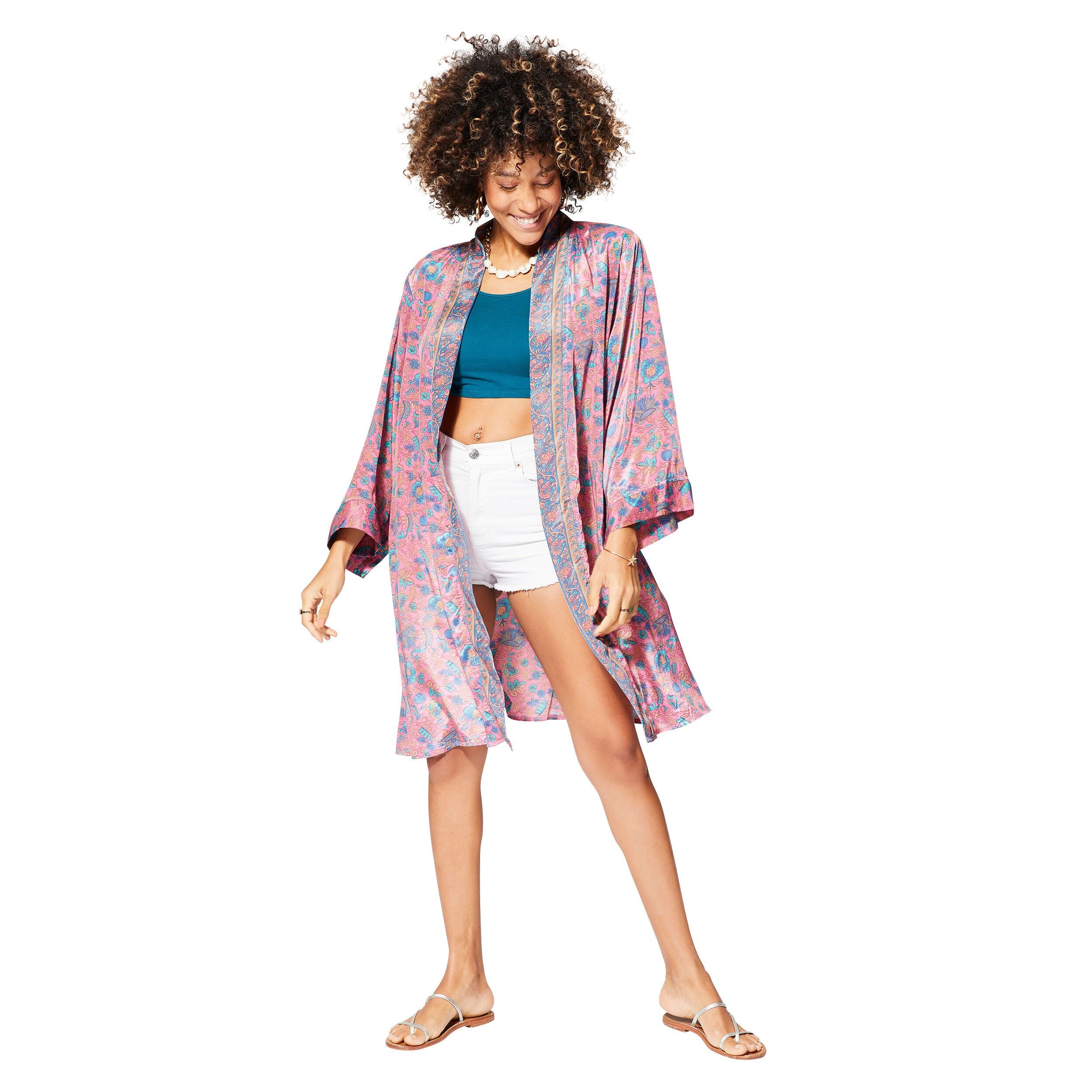 KIMONO ÉTÉ MI-LONG MANCHES 3/4 MCKIM0008G