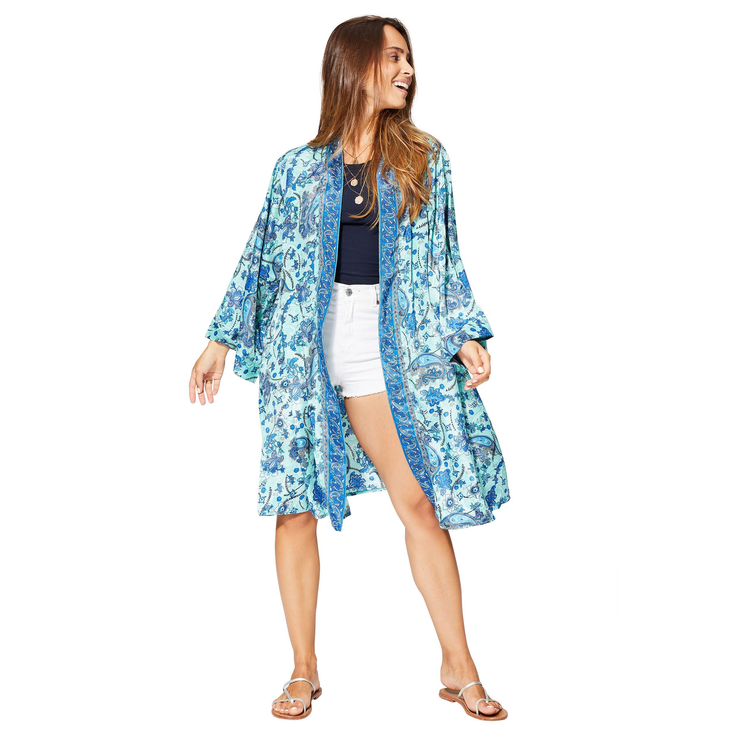 MITTELLANGER SOMMERKIMONO MIT 3/4-ÄRMELN MCKIM0008E