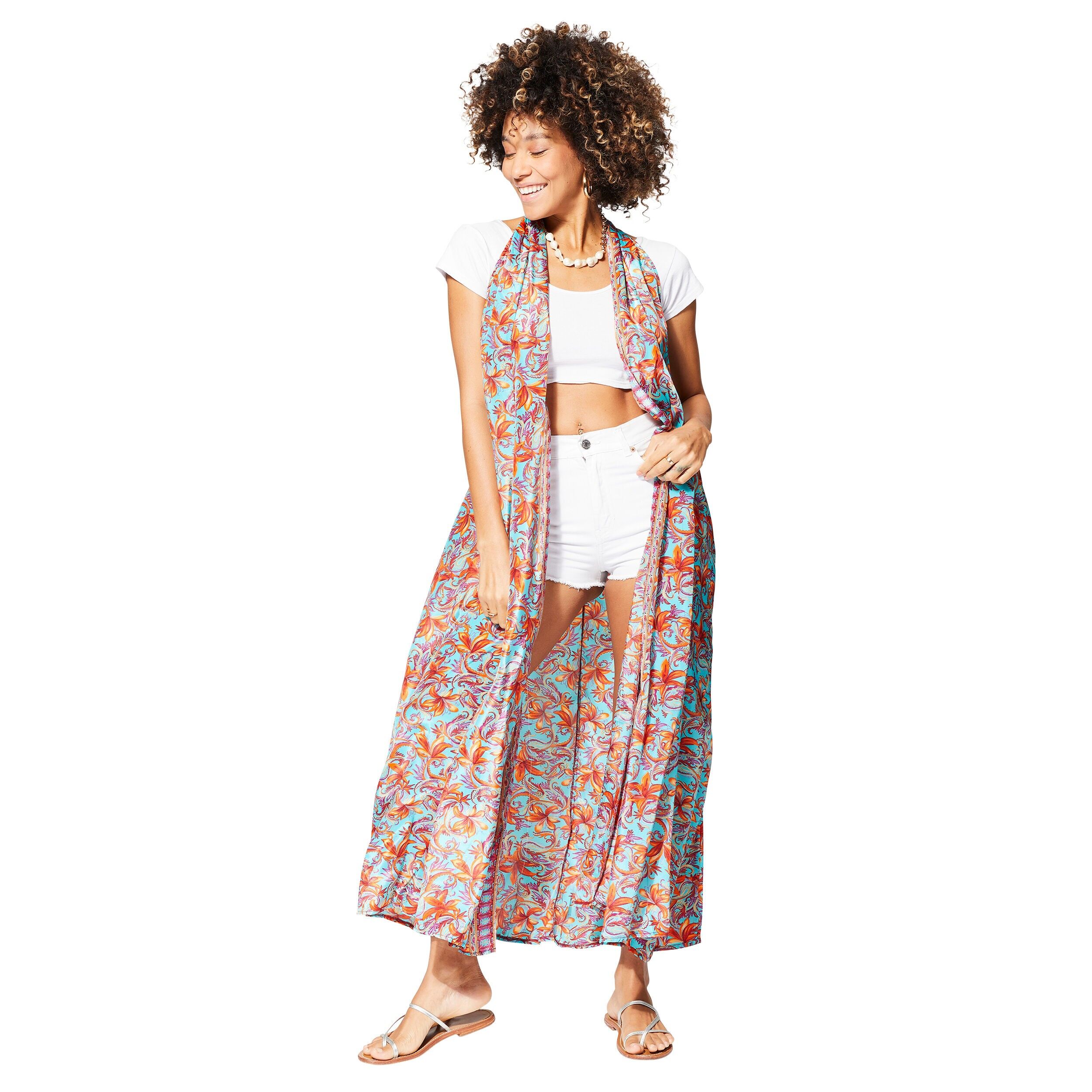 KIMONO ÉTÉ LONG SANS MANCHES MCKIM0009B