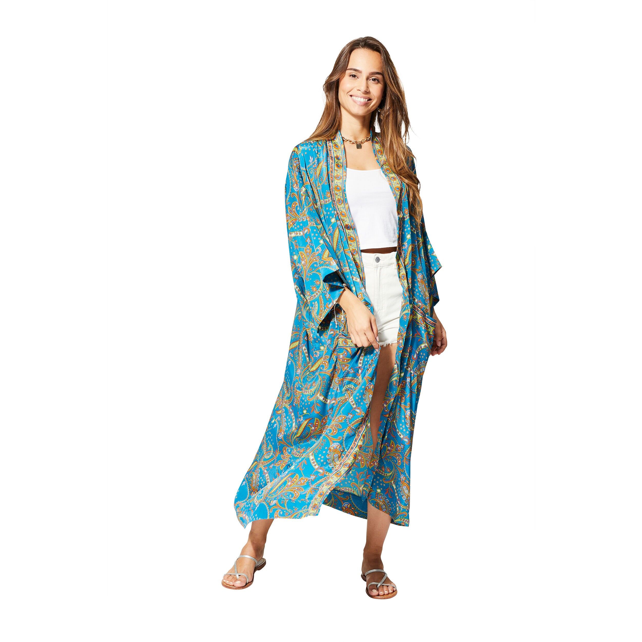 KIMONO ÉTÉ LONG MANCHES 3/4 MCKIM0102A