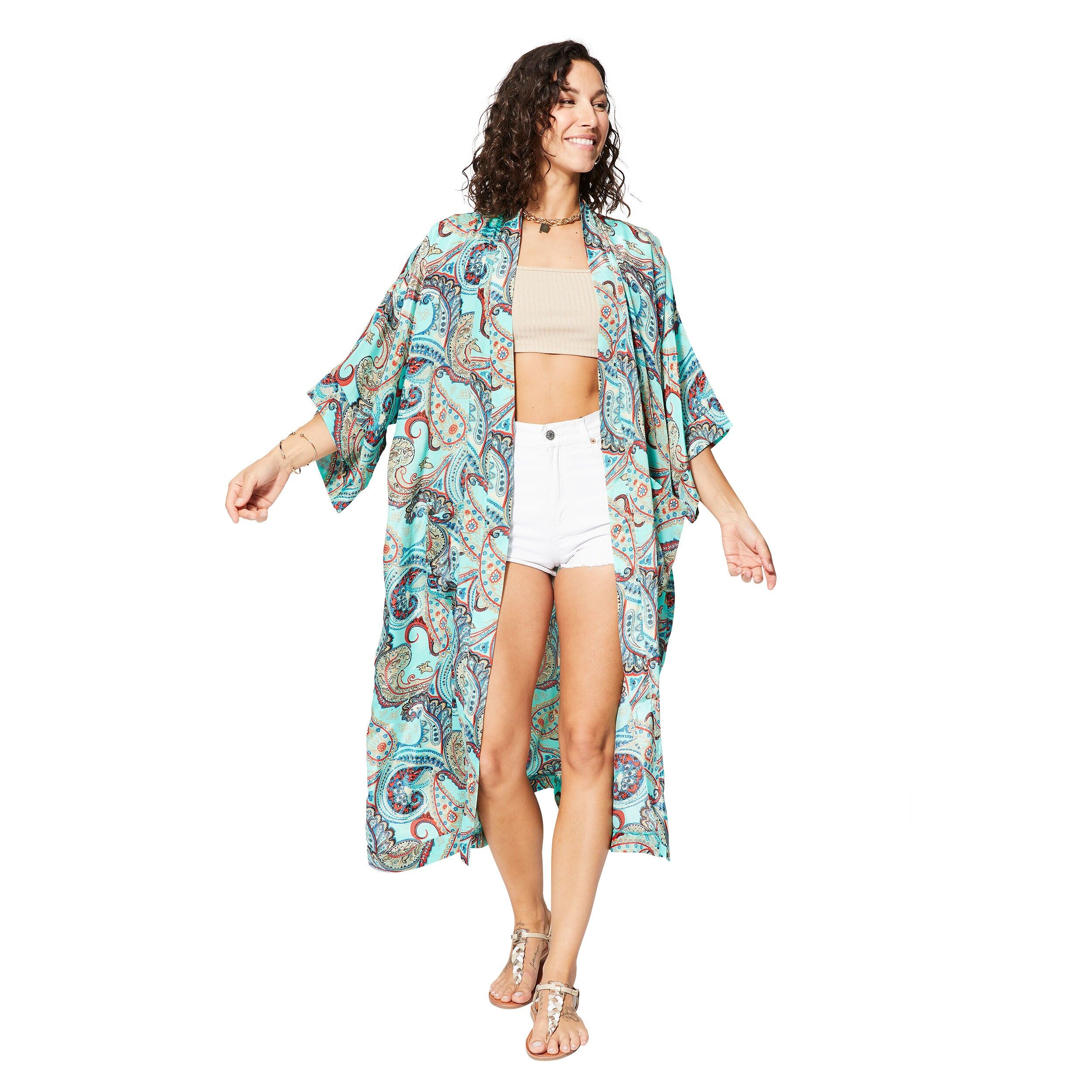 KIMONO ÉTÉ LONG MANCHES 3/4 MCKIM0102C