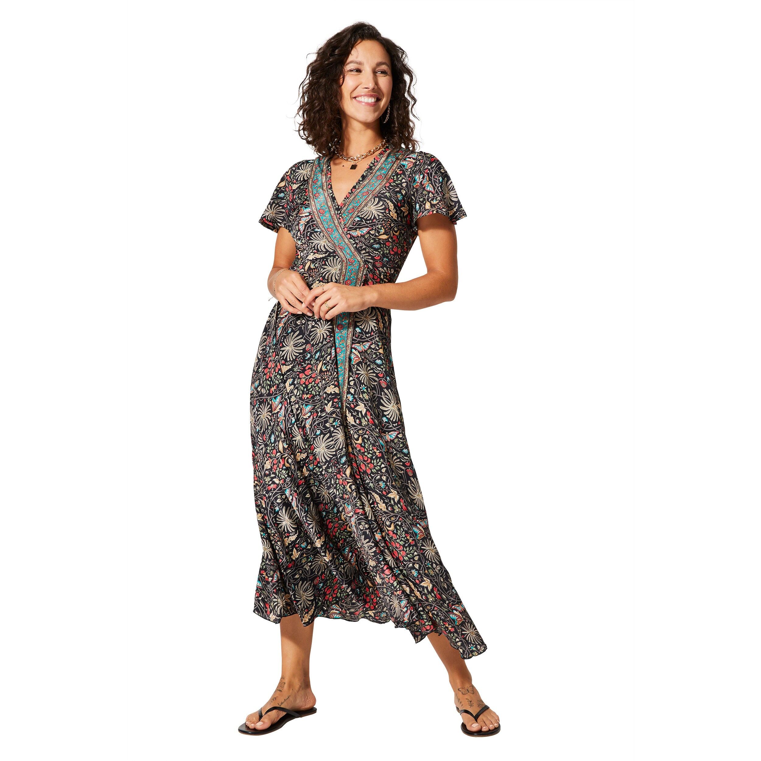 ROBE ÉTÉ LONGUE MANCHES COURTES MCMAXI0170A