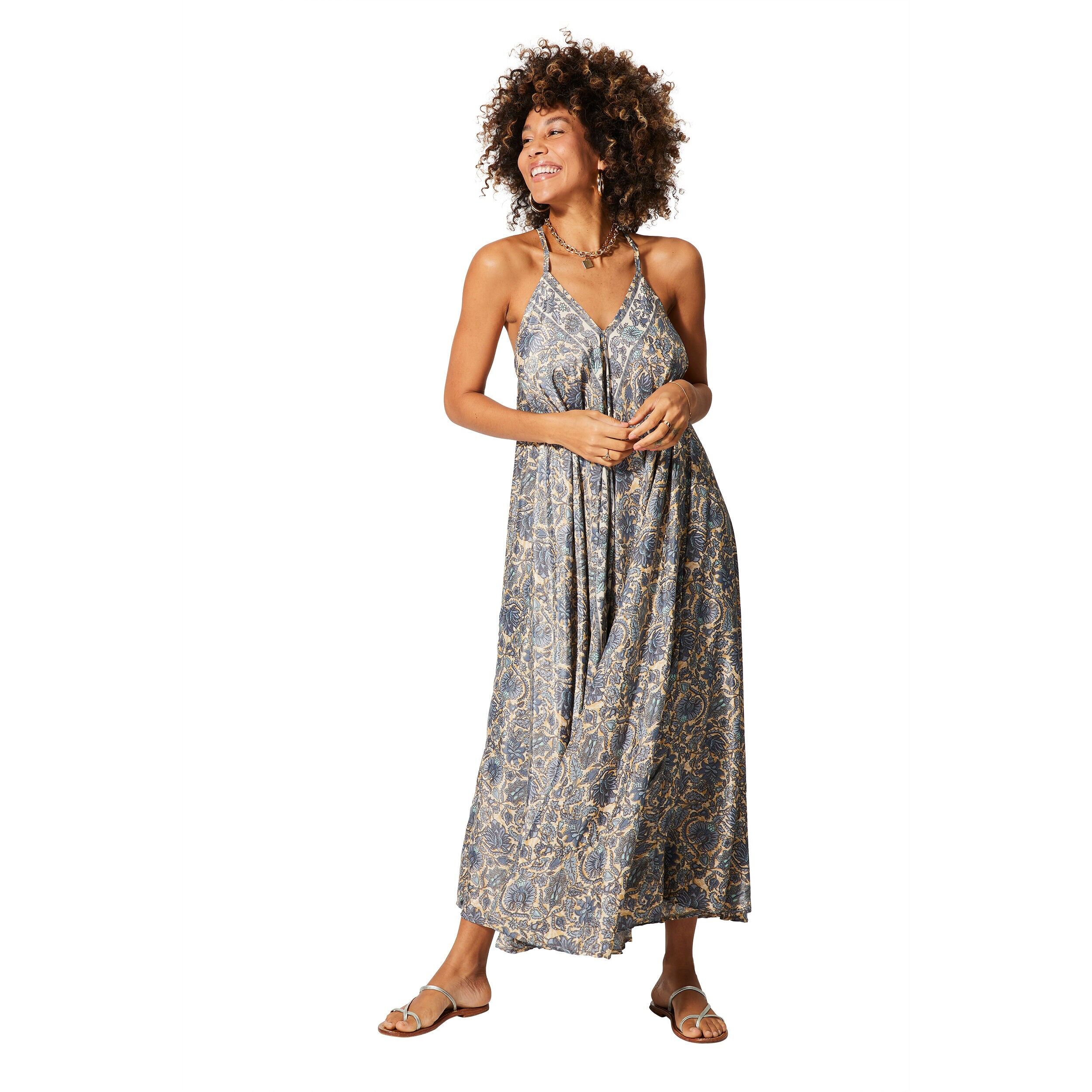 LANGES ÄRMELLOSES SOMMERKLEID MCMAXI0640D