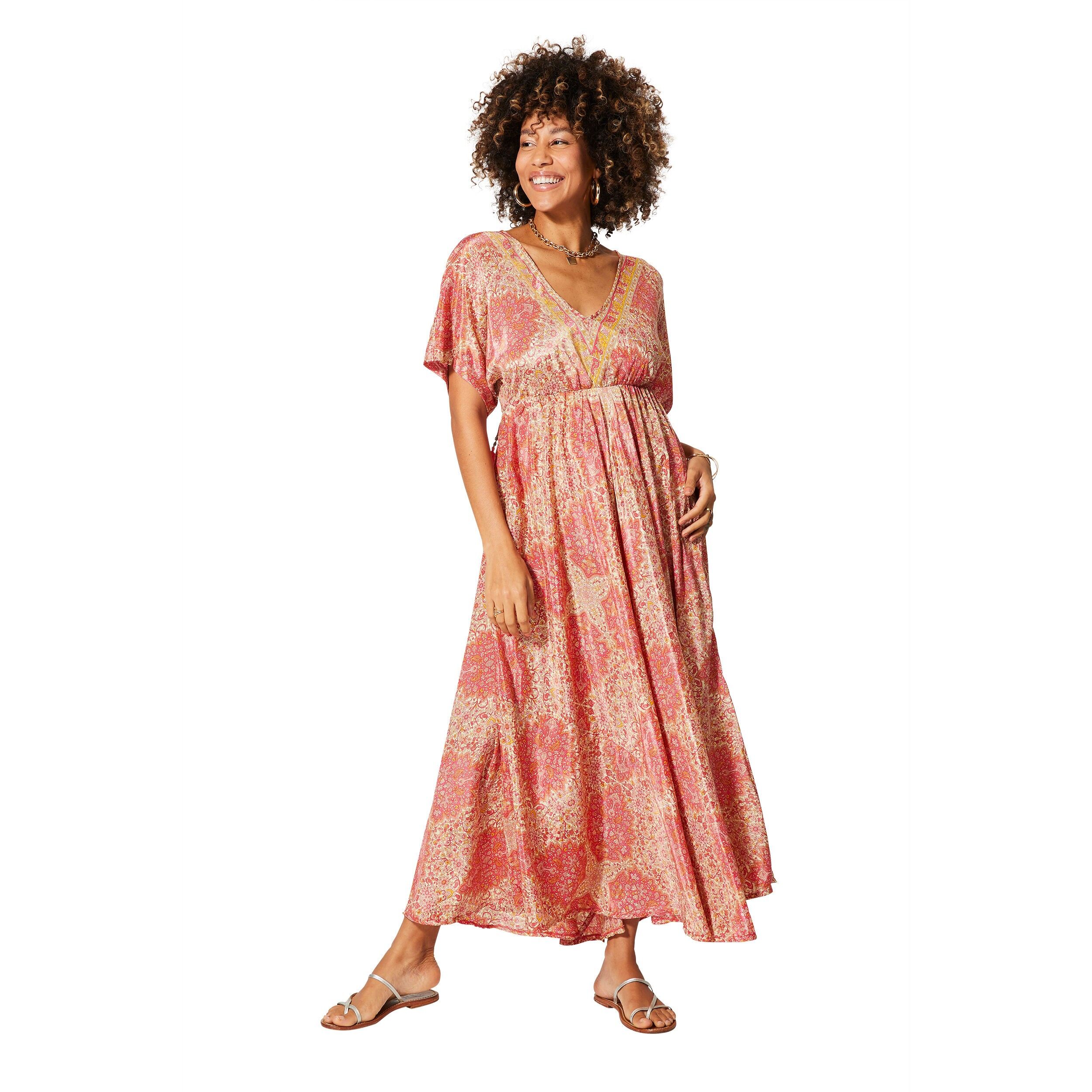 ROBE ÉTÉ LONGUE MANCHES COURTES MCMAXI0651A