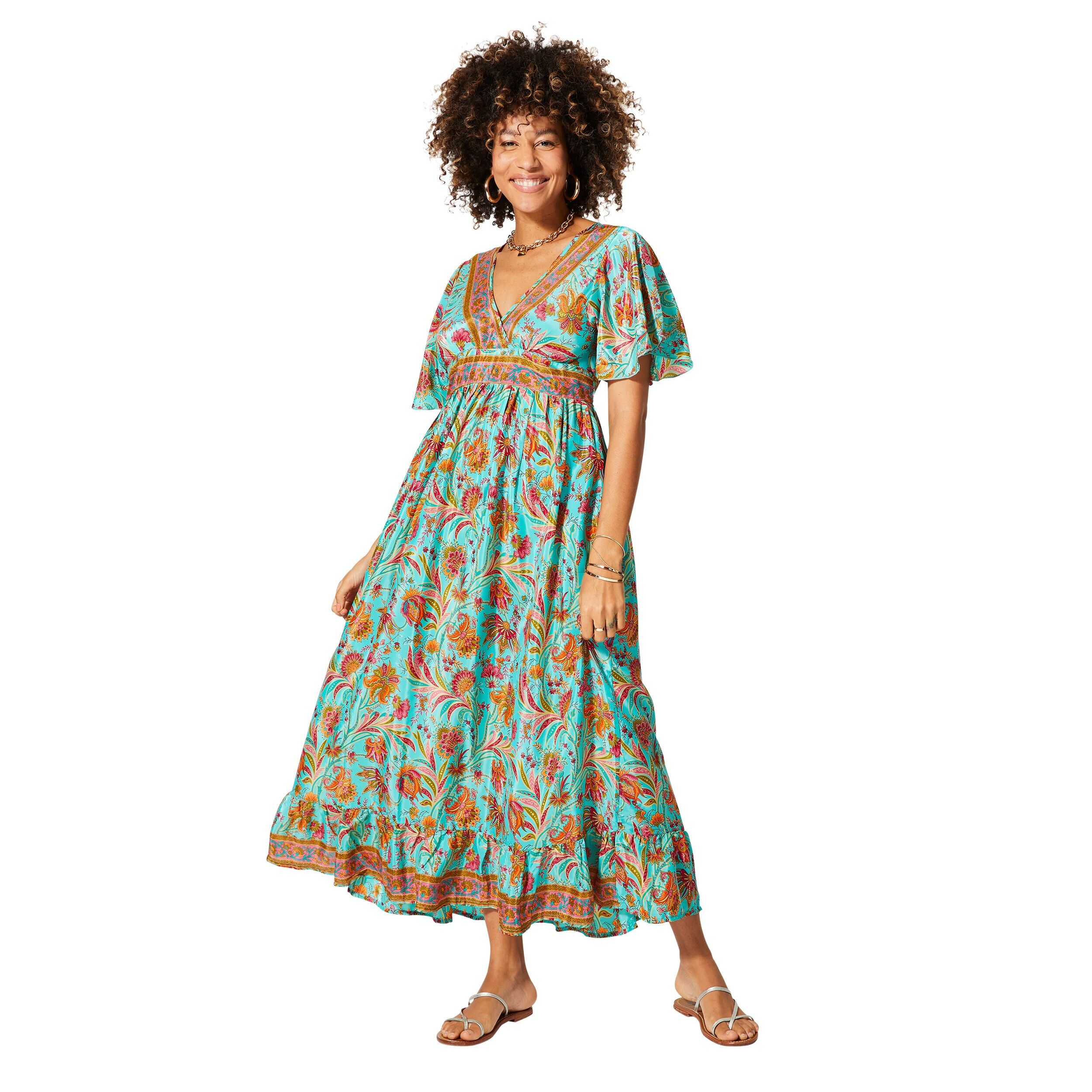 ROBE ÉTÉ LONGUE MANCHES COURTES MCMAXI0654E