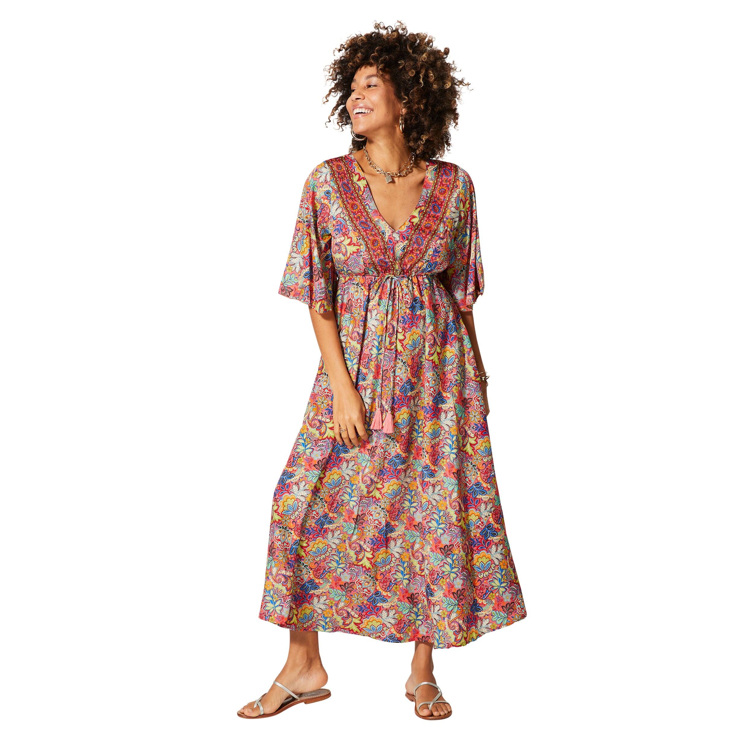 ROBE ÉTÉ LONGUE MANCHES 3/4 MCMAXI0655B