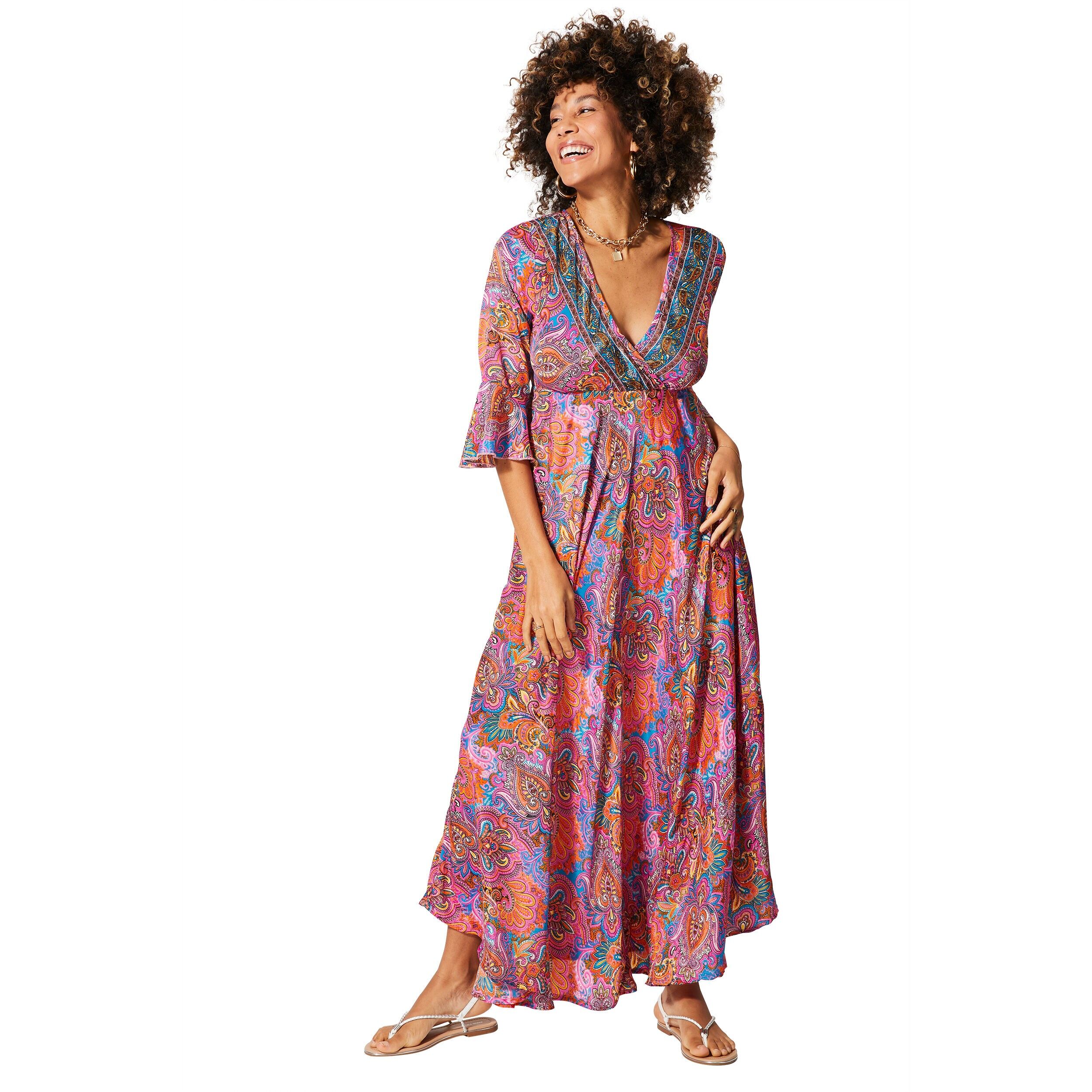 ROBE ÉTÉ LONGUE MANCHES 3/4 MCMAXI0657C