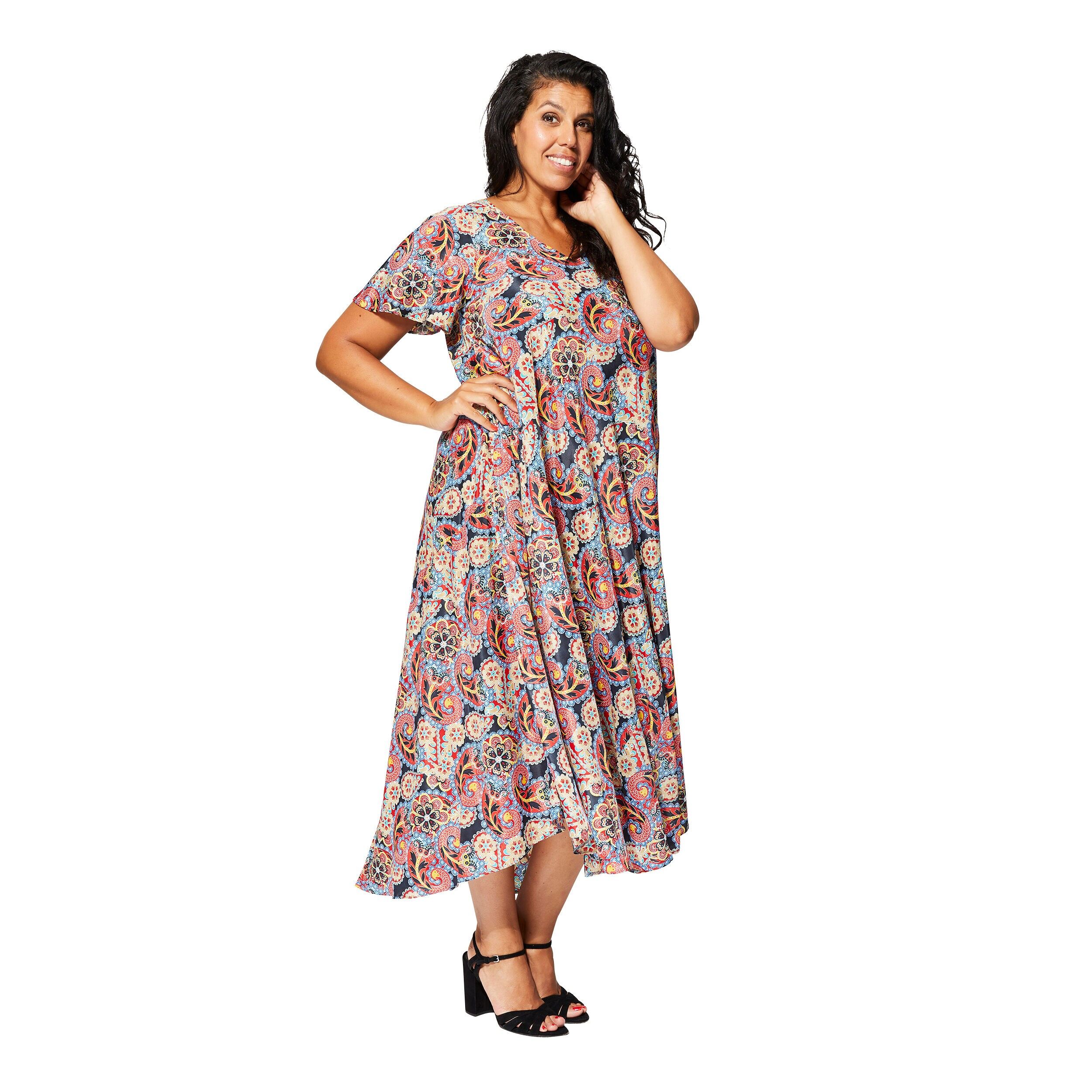 ROBE ÉTÉ LONGUE MANCHES COURTES MCMAXIP0007B