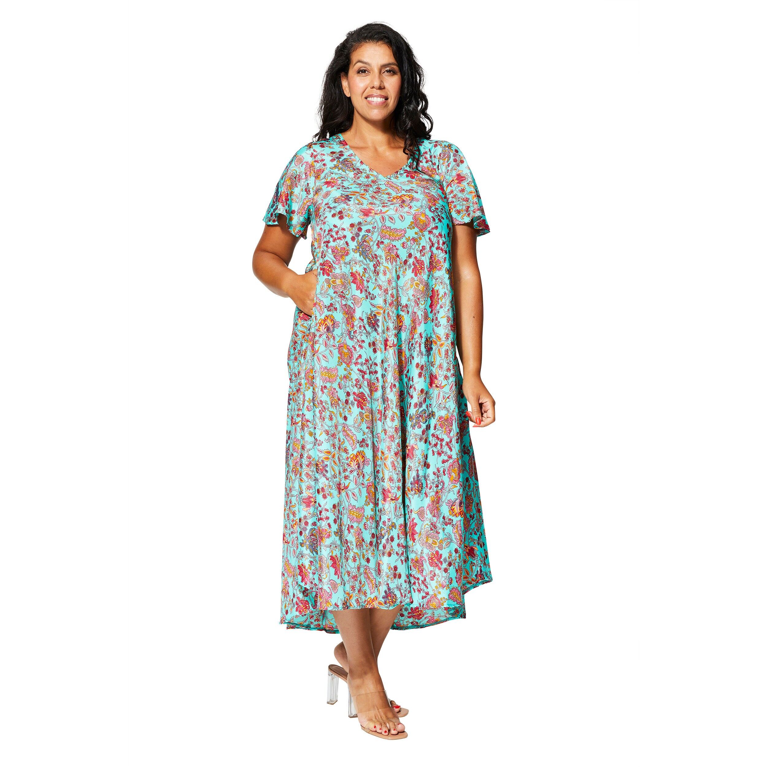 ROBE ÉTÉ LONGUE MANCHES COURTES MCMAXIP0007F