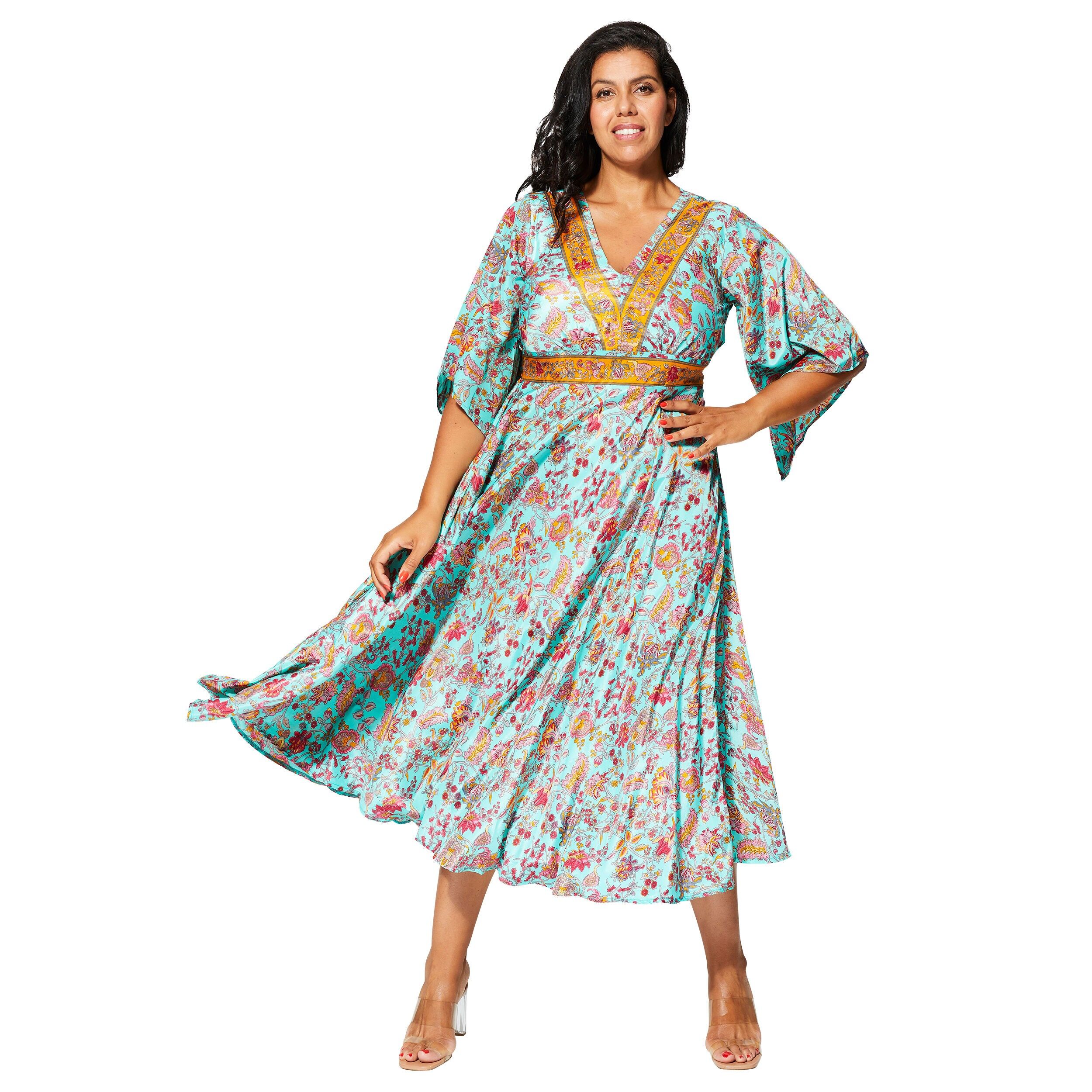 ROBE ÉTÉ LONGUE MANCHES 3/4 MCMAXIP0009G