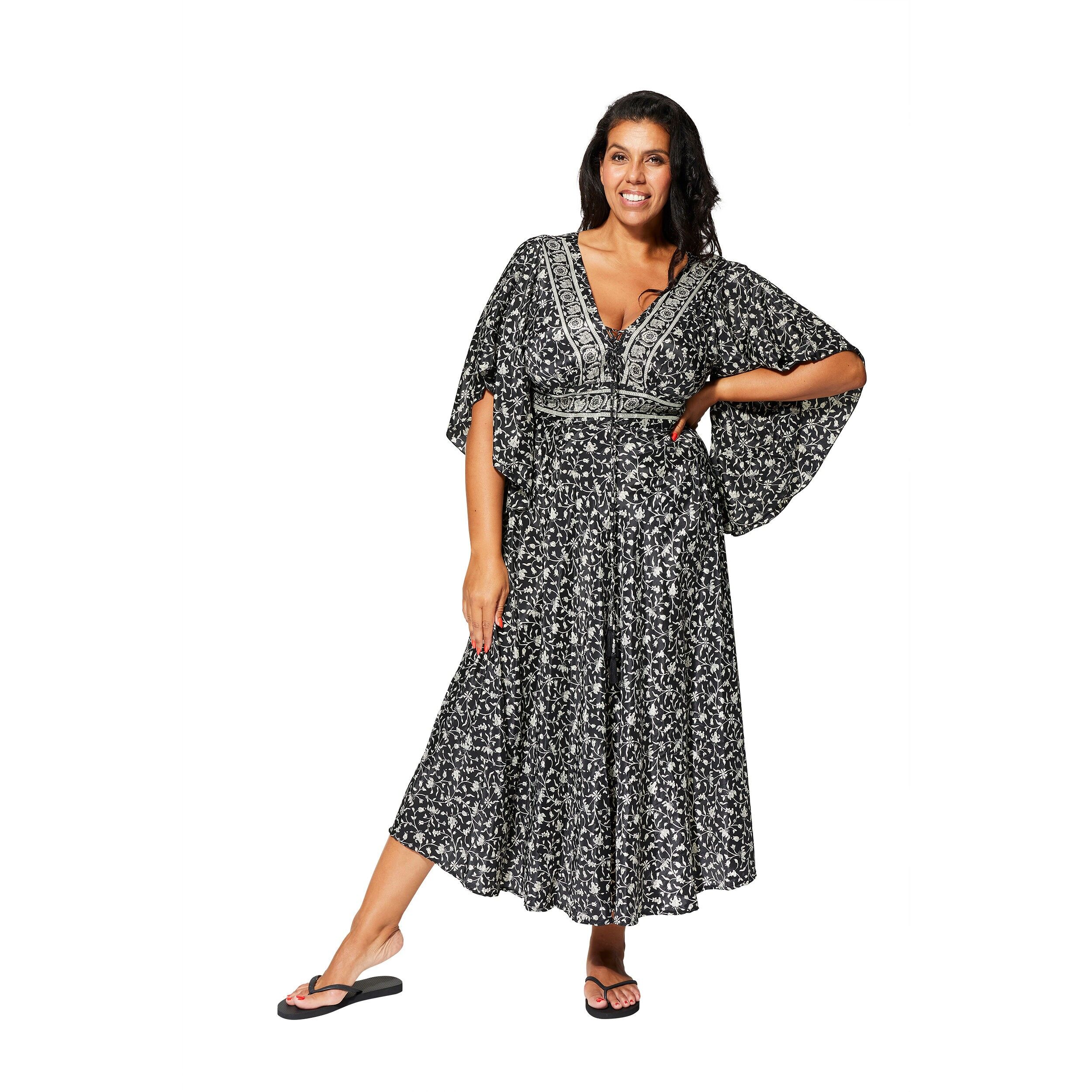 ROBE ÉTÉ LONGUE MANCHES COURTES MCMAXIP0010D