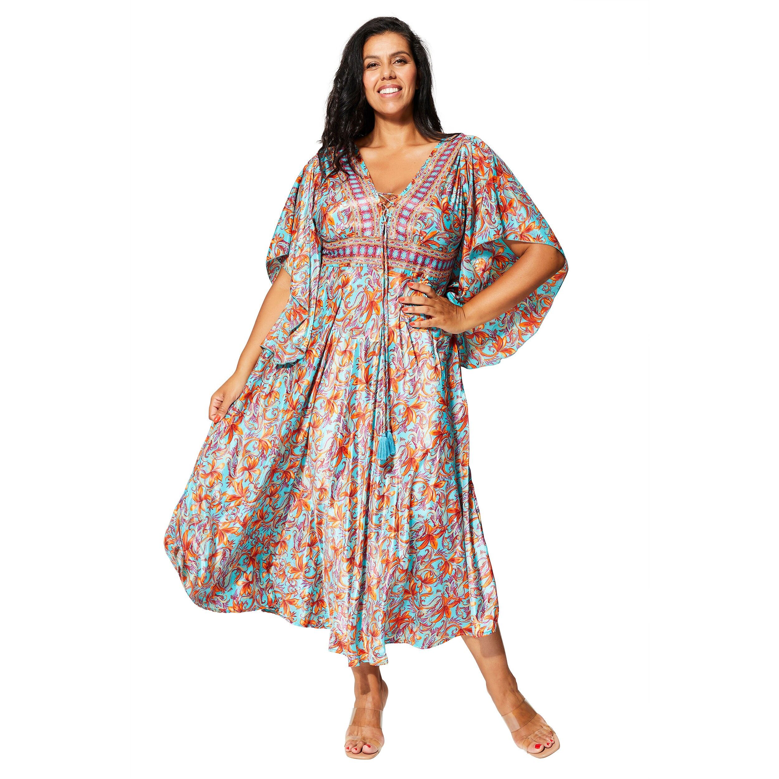 ROBE ÉTÉ LONGUE MANCHES COURTES MCMAXIP0010H