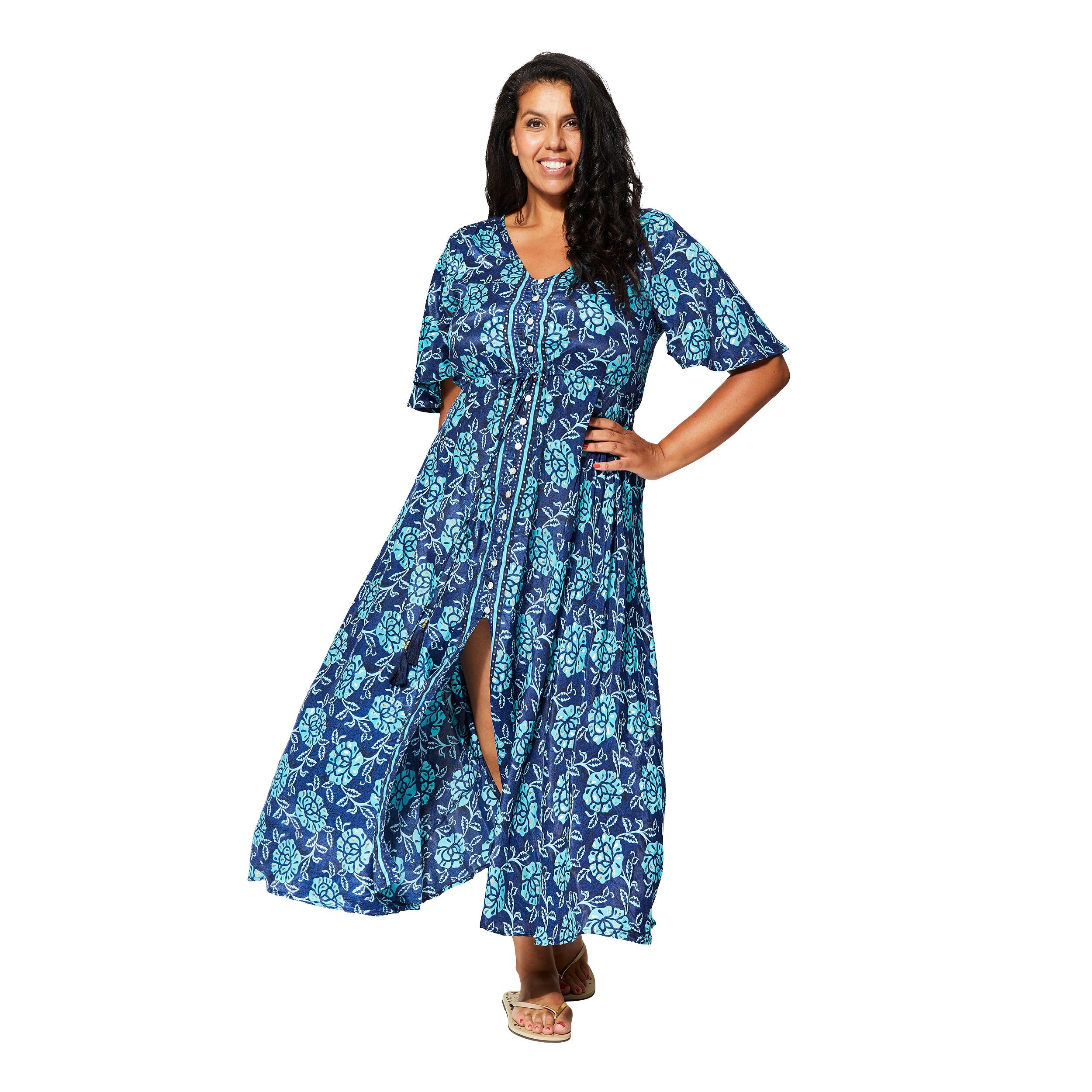 ROBE ÉTÉ LONGUE MANCHES COURTES MCMAXIP2001D