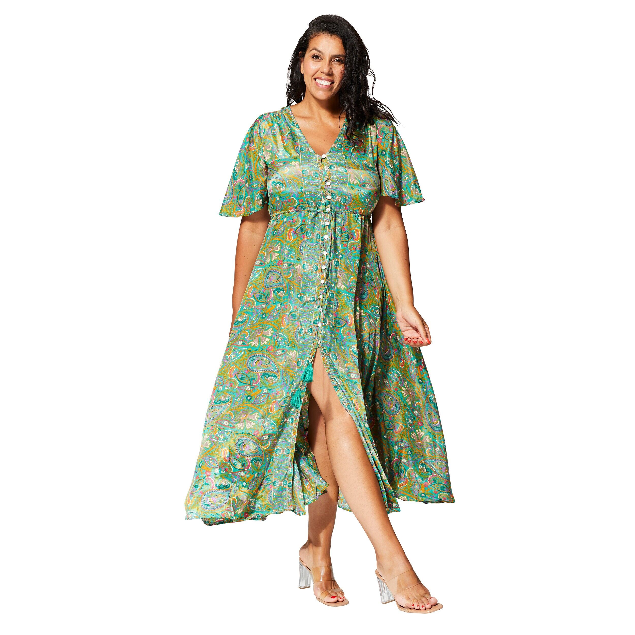 ROBE ÉTÉ LONGUE MANCHES COURTES MCMAXIP2001F