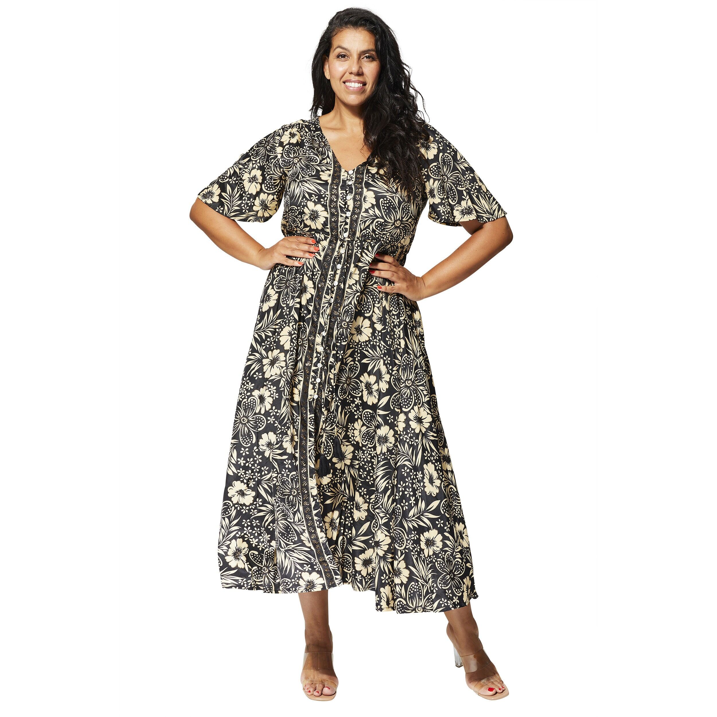 ROBE ÉTÉ LONGUE MANCHES COURTES MCMAXIP2001I