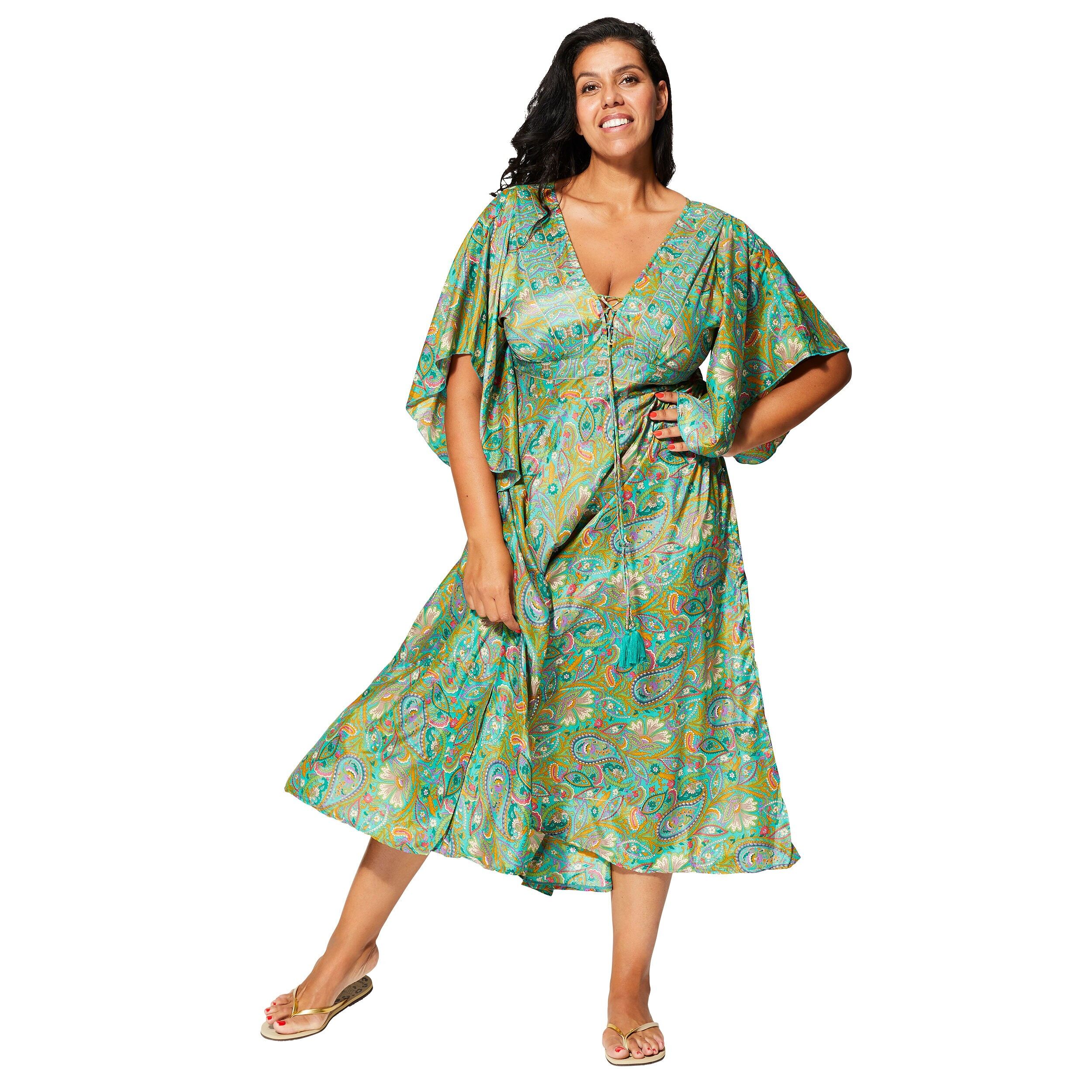 ROBE ÉTÉ LONGUE MANCHES COURTES MCMAXIP2003F