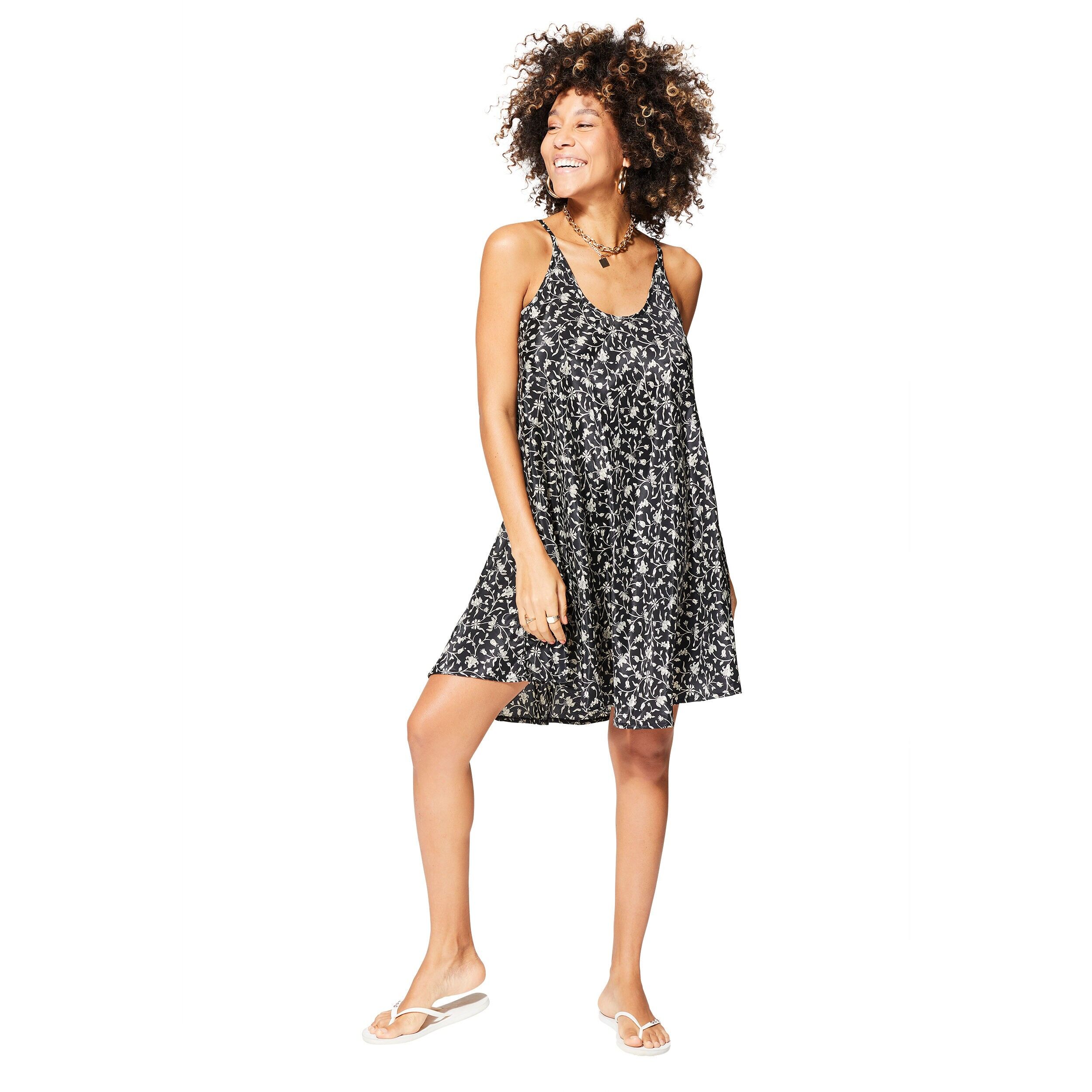 Short sleeveless summer dress MCRO0632B