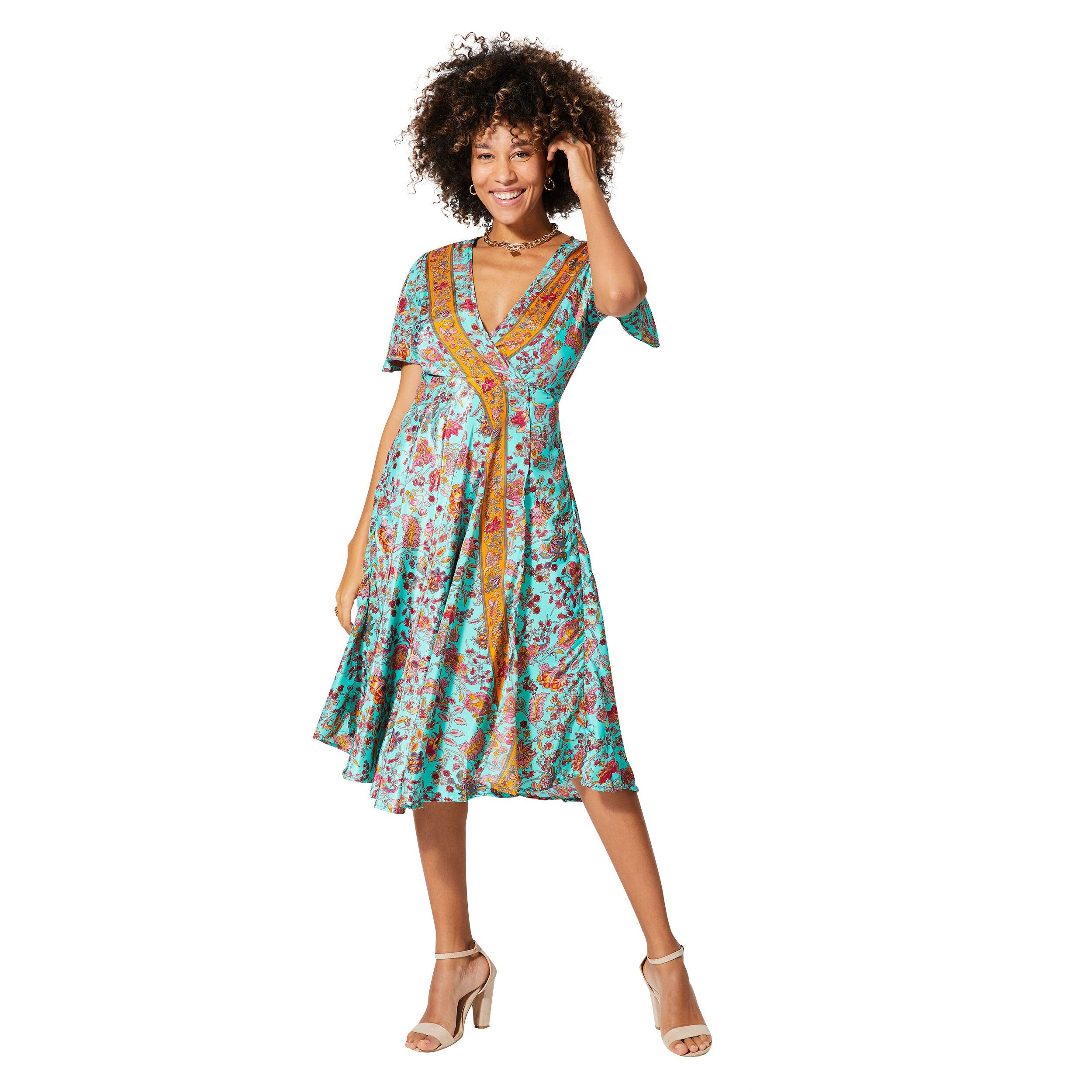 ROBE ÉTÉ MI-LONGUE MANCHES COURTES MCRO0644H