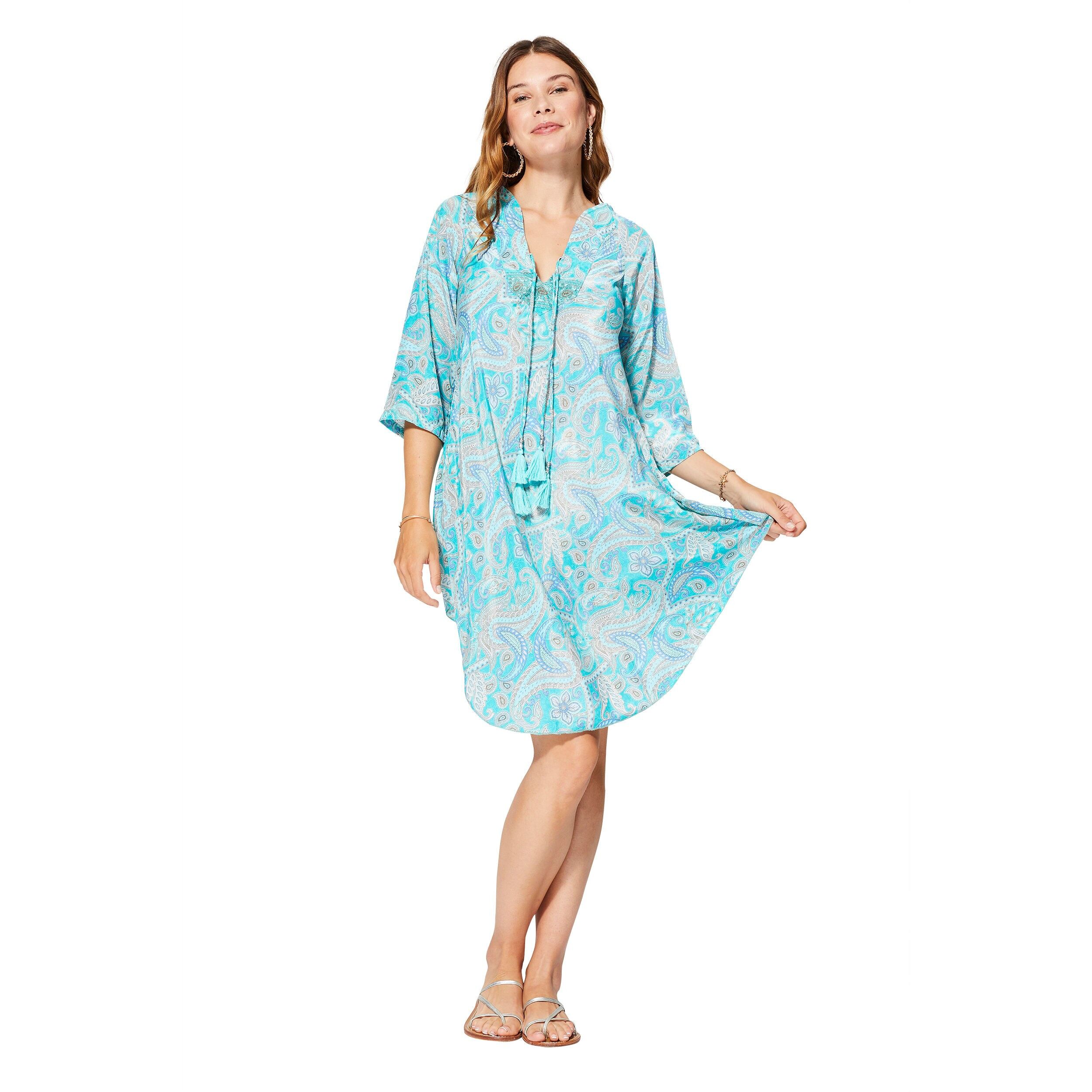 Abito estivo corto con maniche a 3/4 MCRO0649E