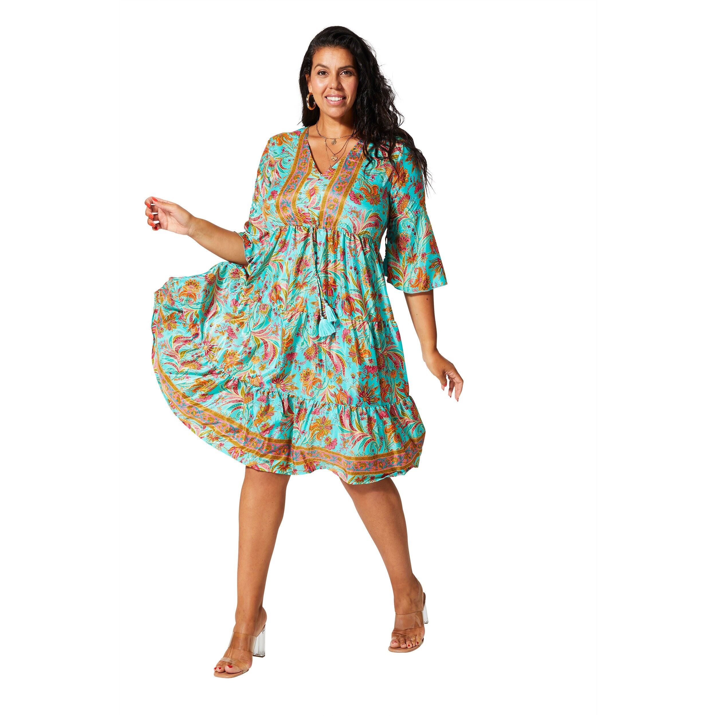 ROBE ÉTÉ COURTE MANCHES 3/4 MCROP0214B