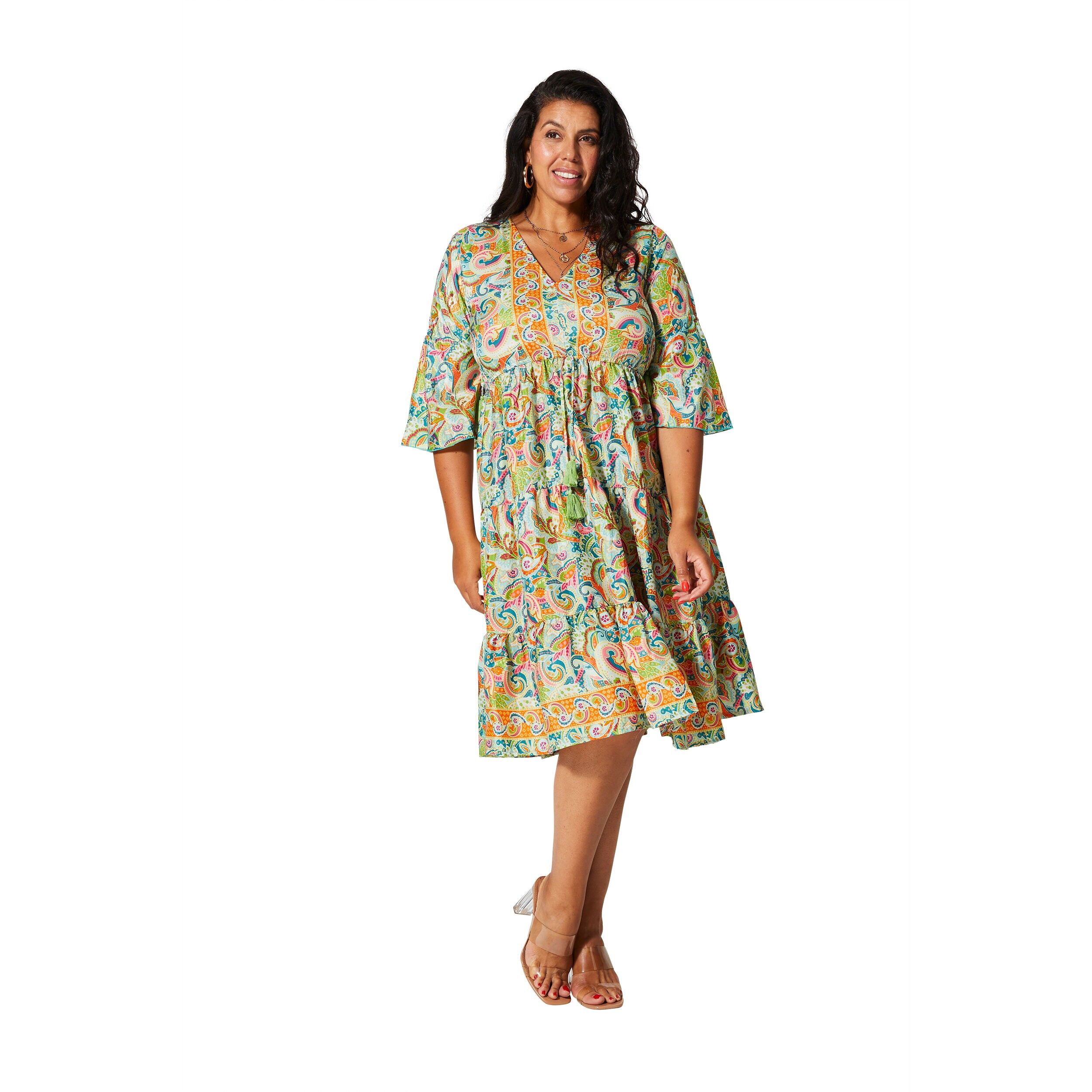 ROBE ÉTÉ COURTE MANCHES 3/4 MCROP0214C