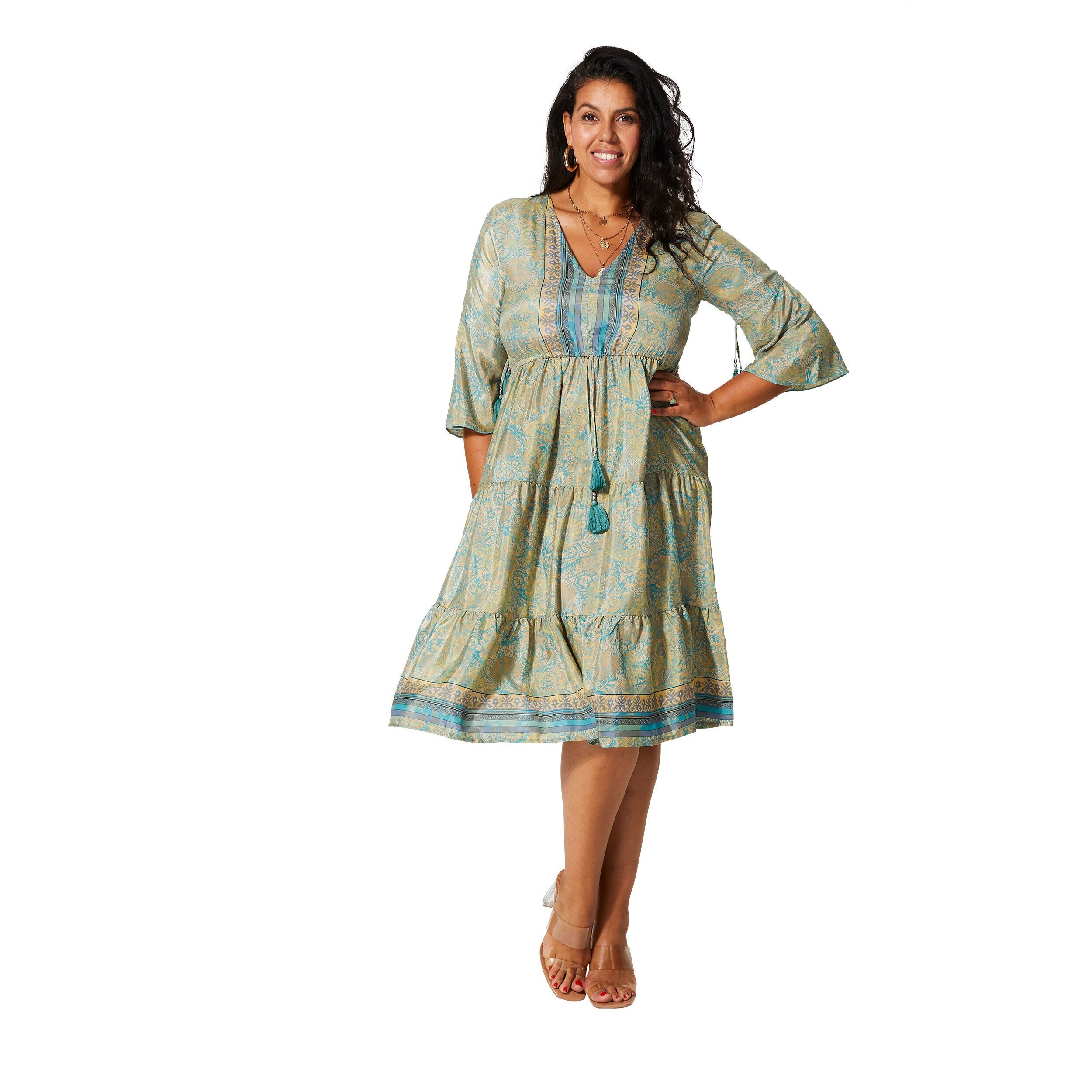 ROBE ÉTÉ COURTE MANCHES 3/4 MCROP0214D