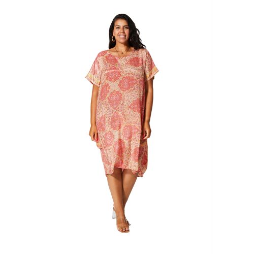 ROBE ÉTÉ MI-LONGUE MANCHES COURTES MCROP0215D