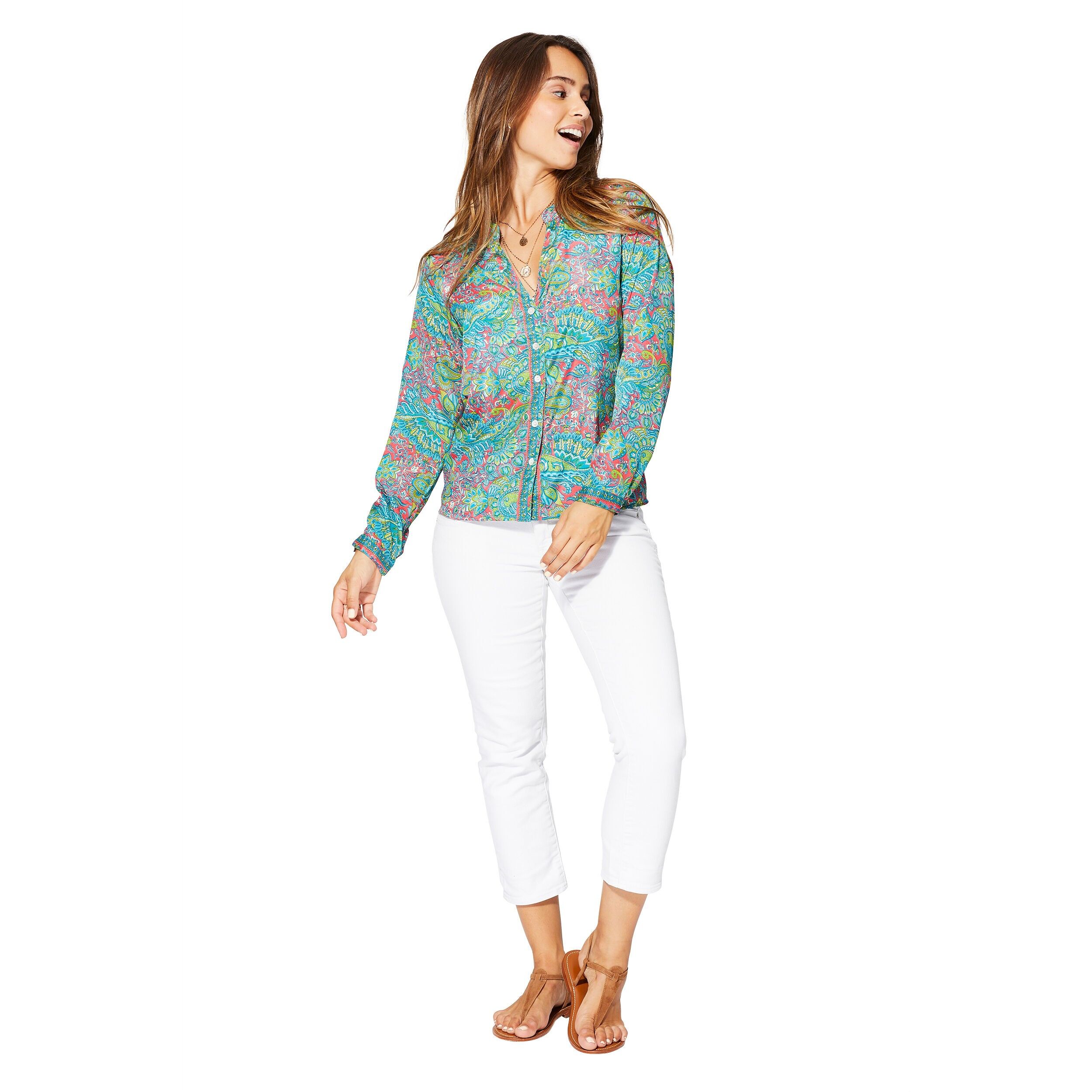 CHEMISIER ÉTÉ CLASSIQUE MANCHES LONGUES MCTOP0056A