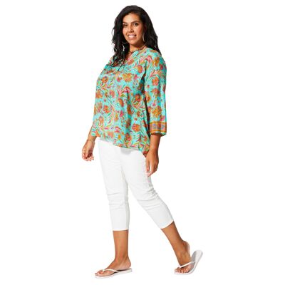 BLUSA DE VERANO CON MANGA 3/4 MCTUP0212I