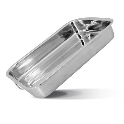 Harry rectangular oven dish 40x28 cm in stainless steel with handles