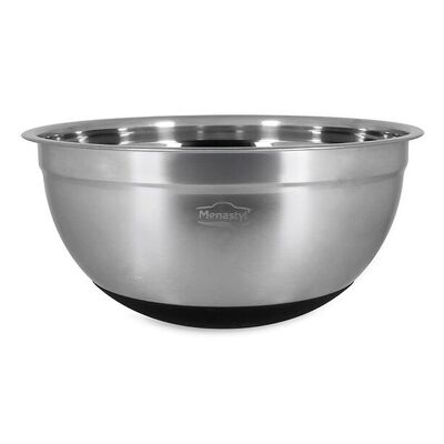 25cm 3 stainless steel mixing bowl.7l non-slip