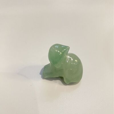 Chat de pierres précieuses, 2.5x1.5x1 cm, style n°1